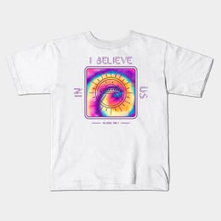 I believe in us Tie Dye Kids T-Shirt